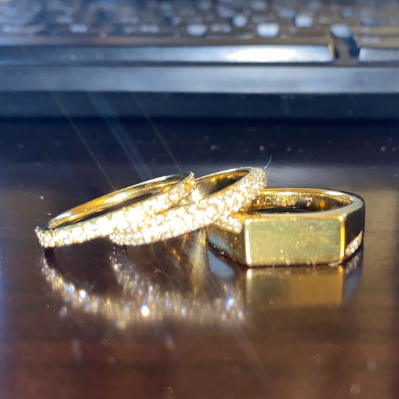 J.Crew Pavé Ring Set - Picture 9 of 10